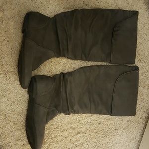 Grey Winter Boots
