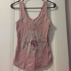Dusty Rose Free People Tank