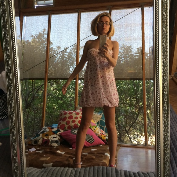 Chiffon mini dress - Picture 3 of 4