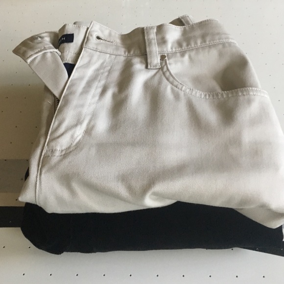 Black and off white pants Jones New York