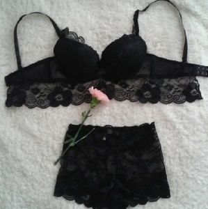 Holiday sale!! Sexy lace bra and panty set.