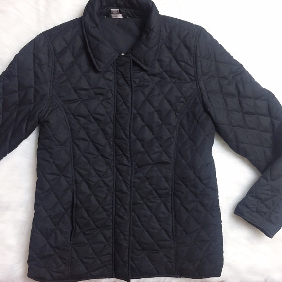 white stag quilted jacket
