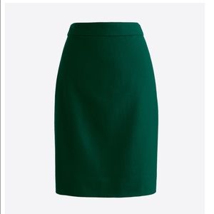 Worn once. Green wool pencil skirt. The classiest!