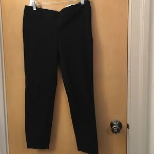 J Crew Minnie Black Ankle Pants