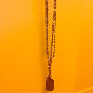 Nordstrom BP double layered necklace. Nordstrom BP double layered necklace.