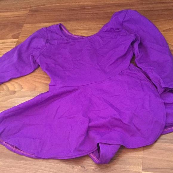 Purple leotard dress.  Size M 8/10.  Brand is Jacques Moret.