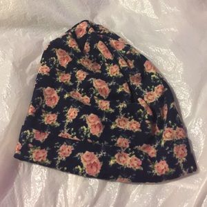Forever 21 Floral Beanie