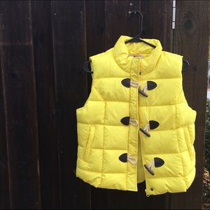 Yellow Puffer Vest | NWOT