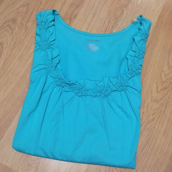 St. John's Bay Tops - Turquoise Top