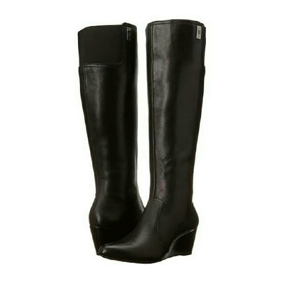 Anne Klein wedge boot