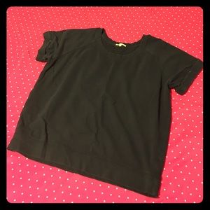 Gap sweatshirt rolled short sleeves navy