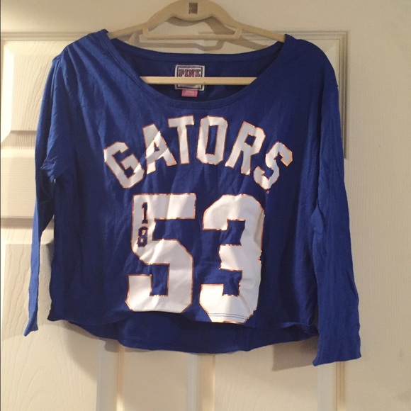 Gators crop top Victoria's Secret pink UF