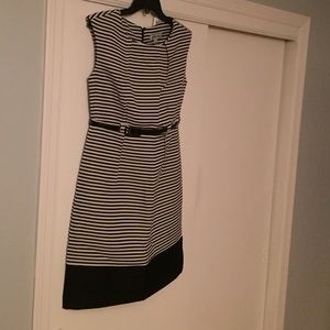 Black & White Striped Dress