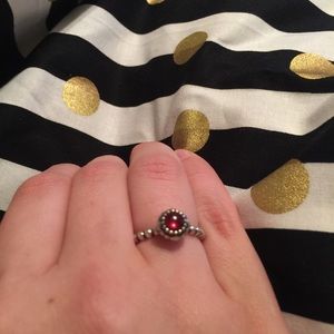 Pandora birthstone ring!
