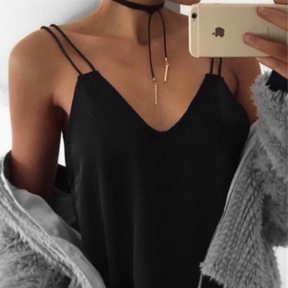 Burgundy/Gold Brass Wrap Choker - Picture 3 of 3