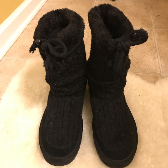 skechers sweater boots