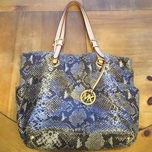 Michael Kors Snakeskin Tote