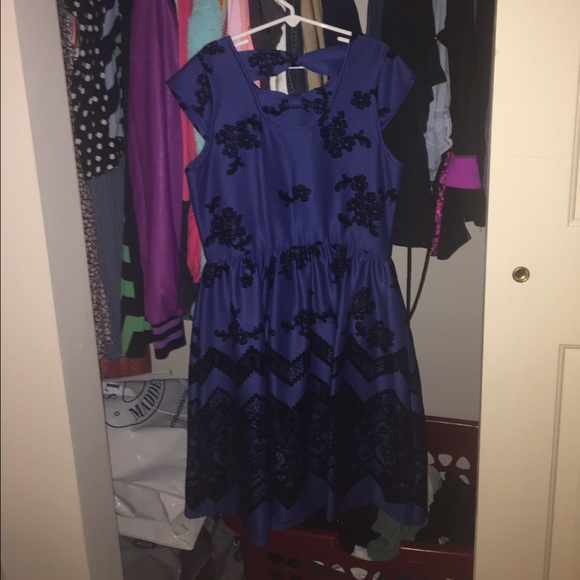 Royal blue dress - Picture 2 of 2