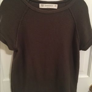 Zara short sleeve sweater
