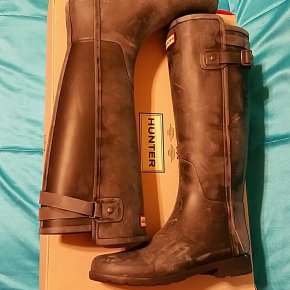 Hunter rain boots - equestrian style