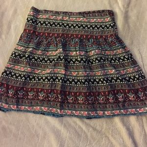Tribal pattern skirt