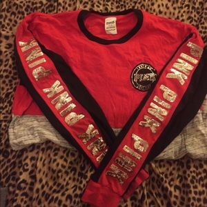 Bling Vicky long sleeve top