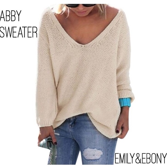 Abby Sweater in Beige/Khaki