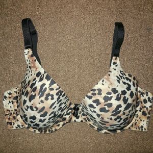 Cheetah Print Bra; Size 36D