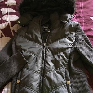 Gray winter jacket