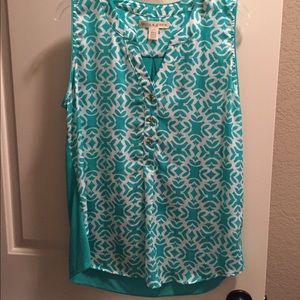 Sleeveless dress blouse