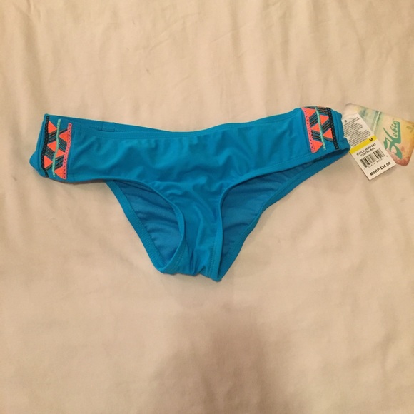 Hobie Brand swim bottoms!! Bright blue size medium
