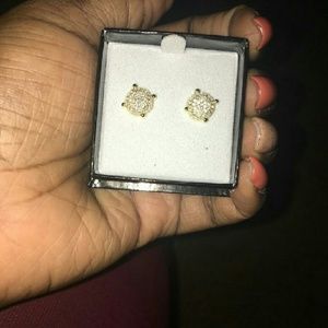 14kt Gold plated Sterling Silver Earrings