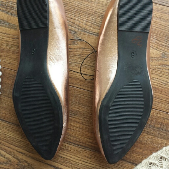 Wet Seal Shoes - Rose gold/champagne flats Wet Seal Shoes - Rose gold/champagne flats