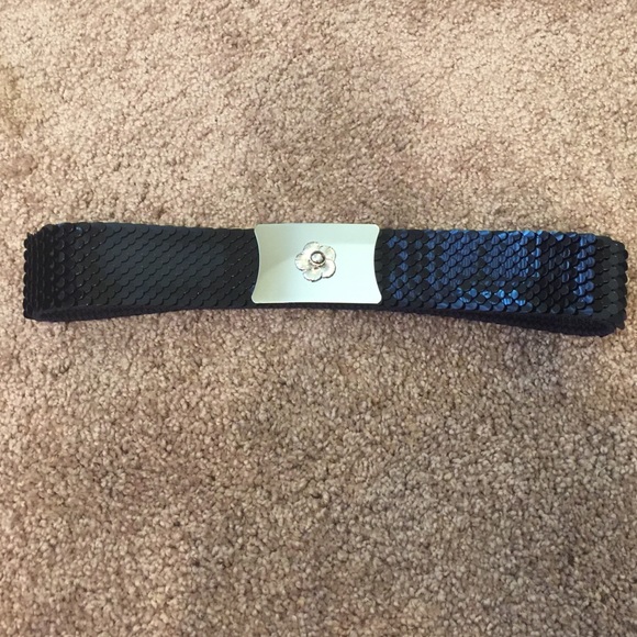 Black evening belt size Small