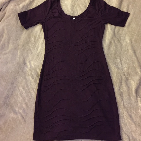 Purple light mini dress