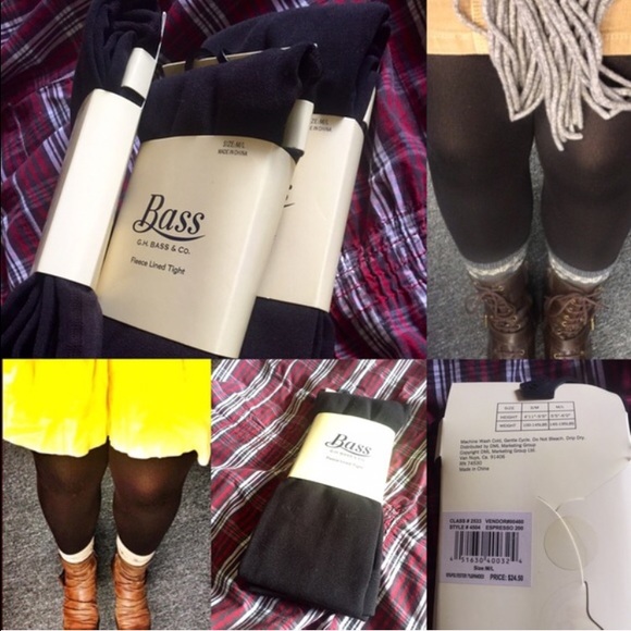 Purple & Brown Bundle Fleece Tights