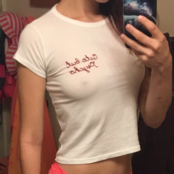 Cute But Psycho crop top