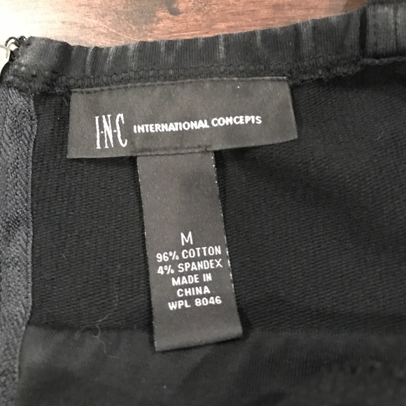 INC Charcoal Layer Dress - Picture 3 of 3