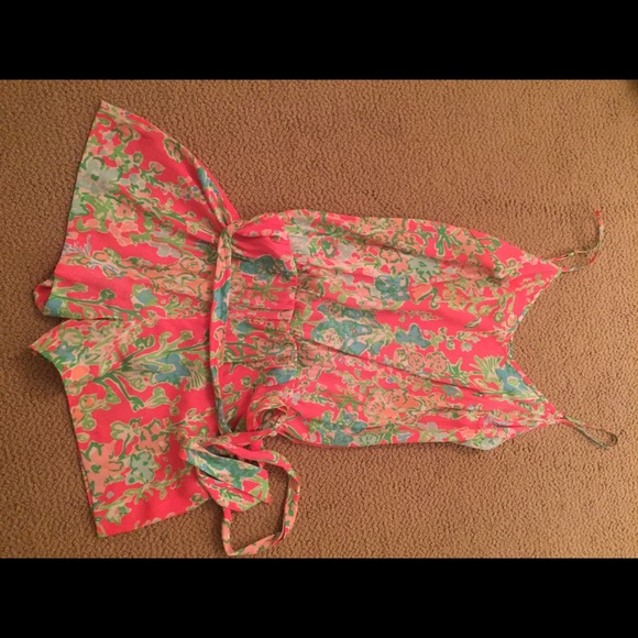 Lilly Pulitzer romper in southern charm.