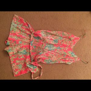 Lilly Pulitzer romper in southern charm.