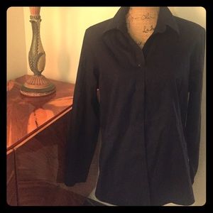 Brooks Brothers Non Iron Navy Blue Button down 16