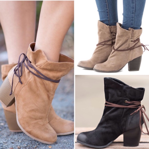 ❣️3 COLORS❣️ Wrap Around Slouchy Bootie - Picture 2 of 4