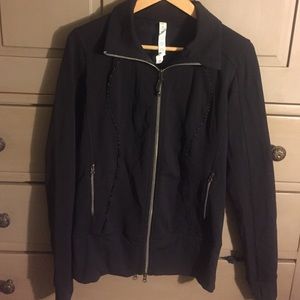 Black lululemon zip up