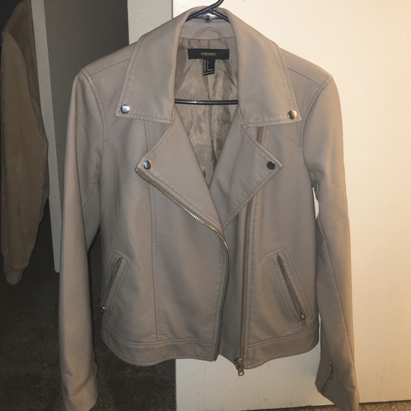 Faux leather jacket!