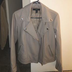 Faux leather jacket!