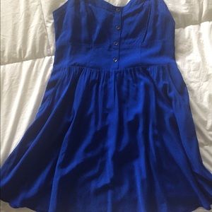 🎉SALE🎉Blue pocket dress by express