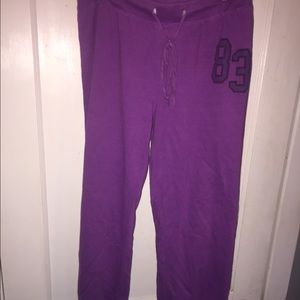 Purple sweatpants