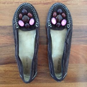 MIU MIU loafers.