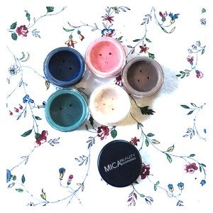 Bundle of 5 colors Mica Beauty Shimmer powders