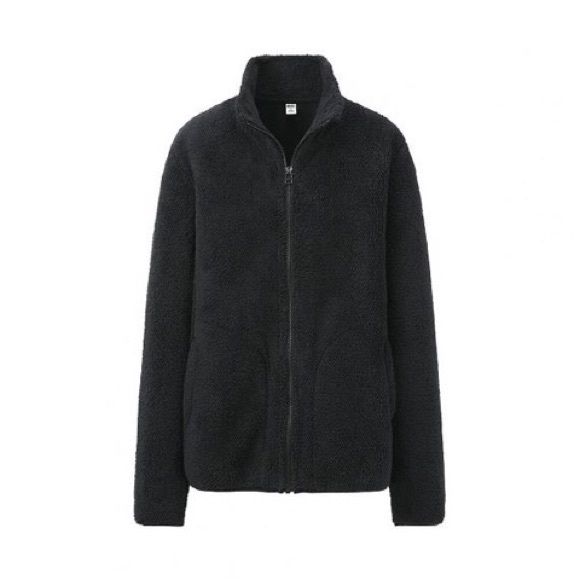 Fluffy Fleece Full Zip Long Sleeve Jacket